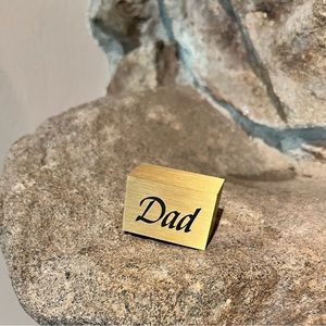 Cast brushed bronze keepsake urn